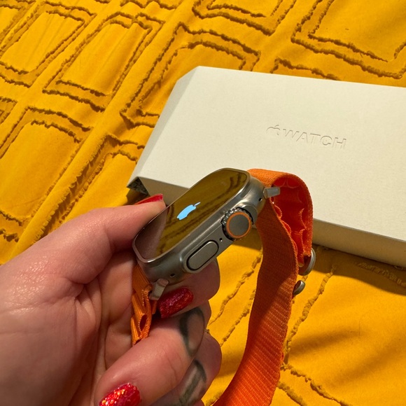 Genuine Apple Watch Ultra GPS + Cellular w/ Box, Charging Cable Excellent! - Picture 5 of 7